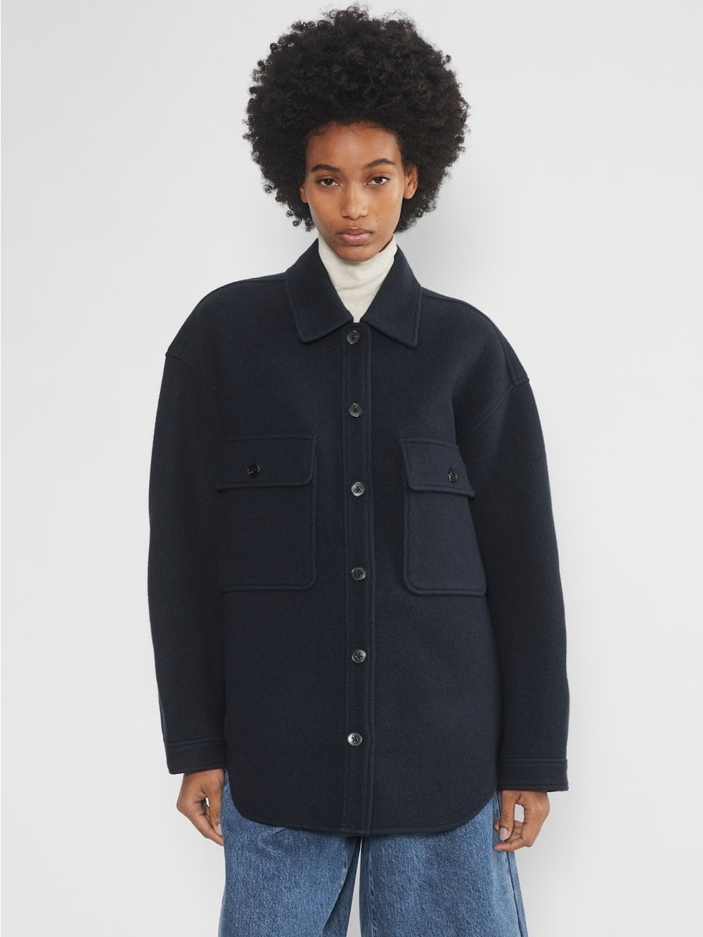 Aritzia- Wilfred - Yvonne Merino Wool Jacket